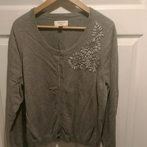 Sonoma floral cardigan sweater sz Xl